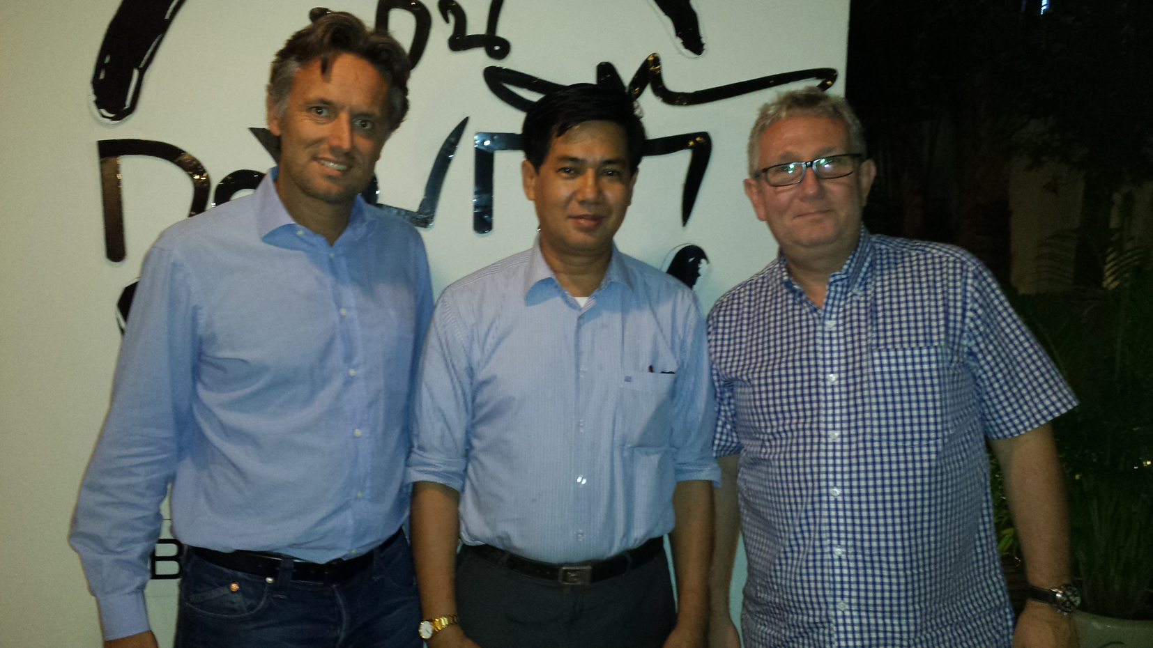 Joint-Venture-Partner: (v.l.) Alexander Lehmann, Thant Zin, Christian Braun Joint-Venture-Partner: (v.l.) Alexander Lehmann, Thant Zin, Christian Braun