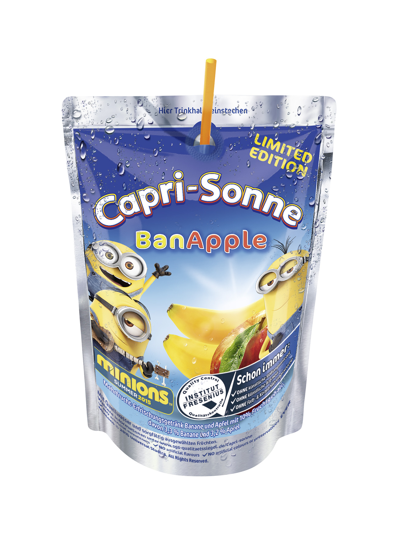 BanApple - die neue Sorte von Capri-Sonne. Nur für kurze Zeit im Handel erhältlich.