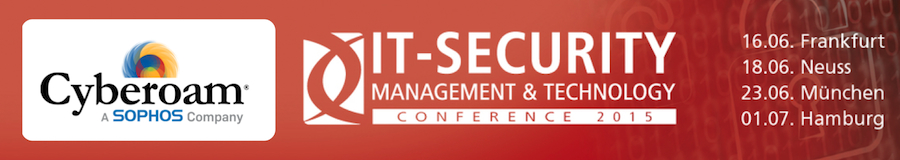 Cyberoam nimmt am Fachkongress IT-Security 2015 teil.