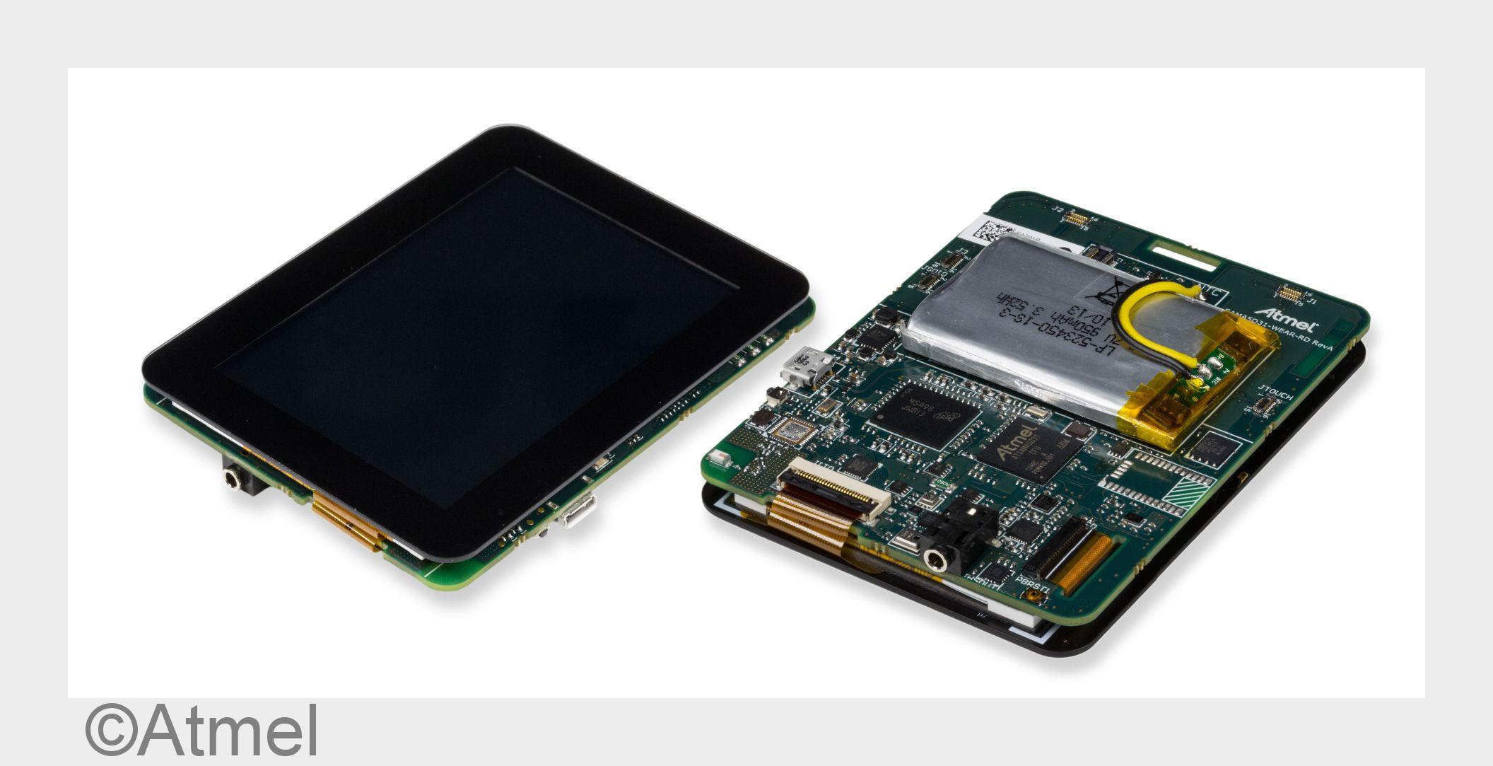 The Atmel smart badge (Bildquelle: Atmel)