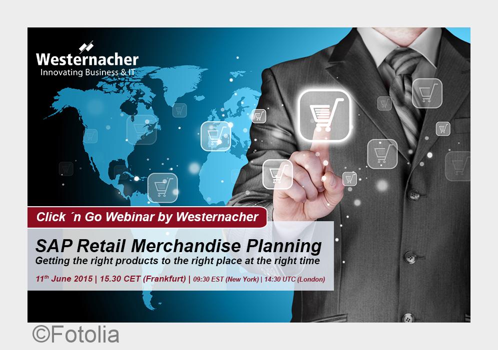 SAP Retail Merchandise Planning Webinar by Westernacher (Bildquelle: Fotolia)