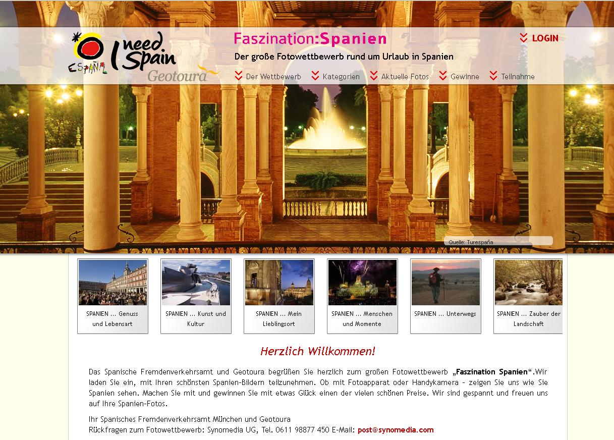 Der große Fotowettbewerb rund um den Urlaub in Spanien mit  tollen Preisen. c: Synomedia, Wiesbaden