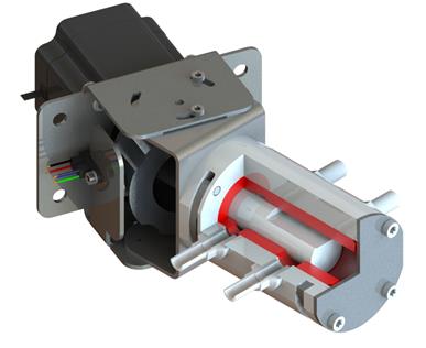 Keramikpumpe mit Dreh- und Linearbewegung Keramikpumpe mit Dreh- und Linearbewegung