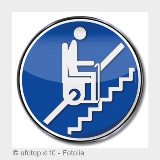 Treppenüberwinden: Liftsysteme Hackenberg in Stuttgart hilft. (Bildquelle:©ufotopixl10 - Fotolia)