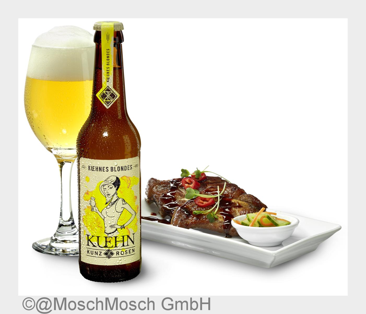 Im Sommer bei MoschMosch: Craft Beer"Kuehnes Blondes" (Bildquelle: @MoschMosch GmbH)