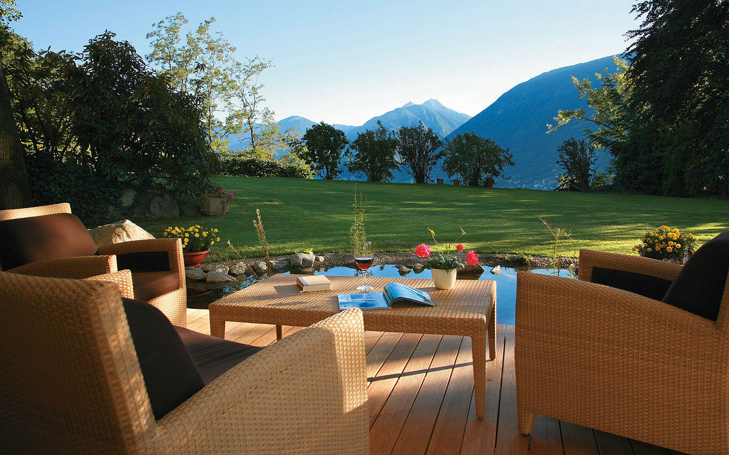 Die Aussicht auf Natur gibt den Aufenthalt im Hotel Traubenheim einen besonderen Reiz Die Aussicht auf Natur gibt den Aufenthalt im Hotel Traubenheim einen besonderen Reiz