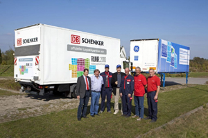 Das Logistik-Team von Bahn und DB Schenker
