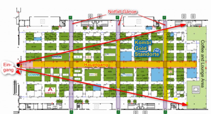 Die optimale Standplatzierung Die optimale Standplatzierung