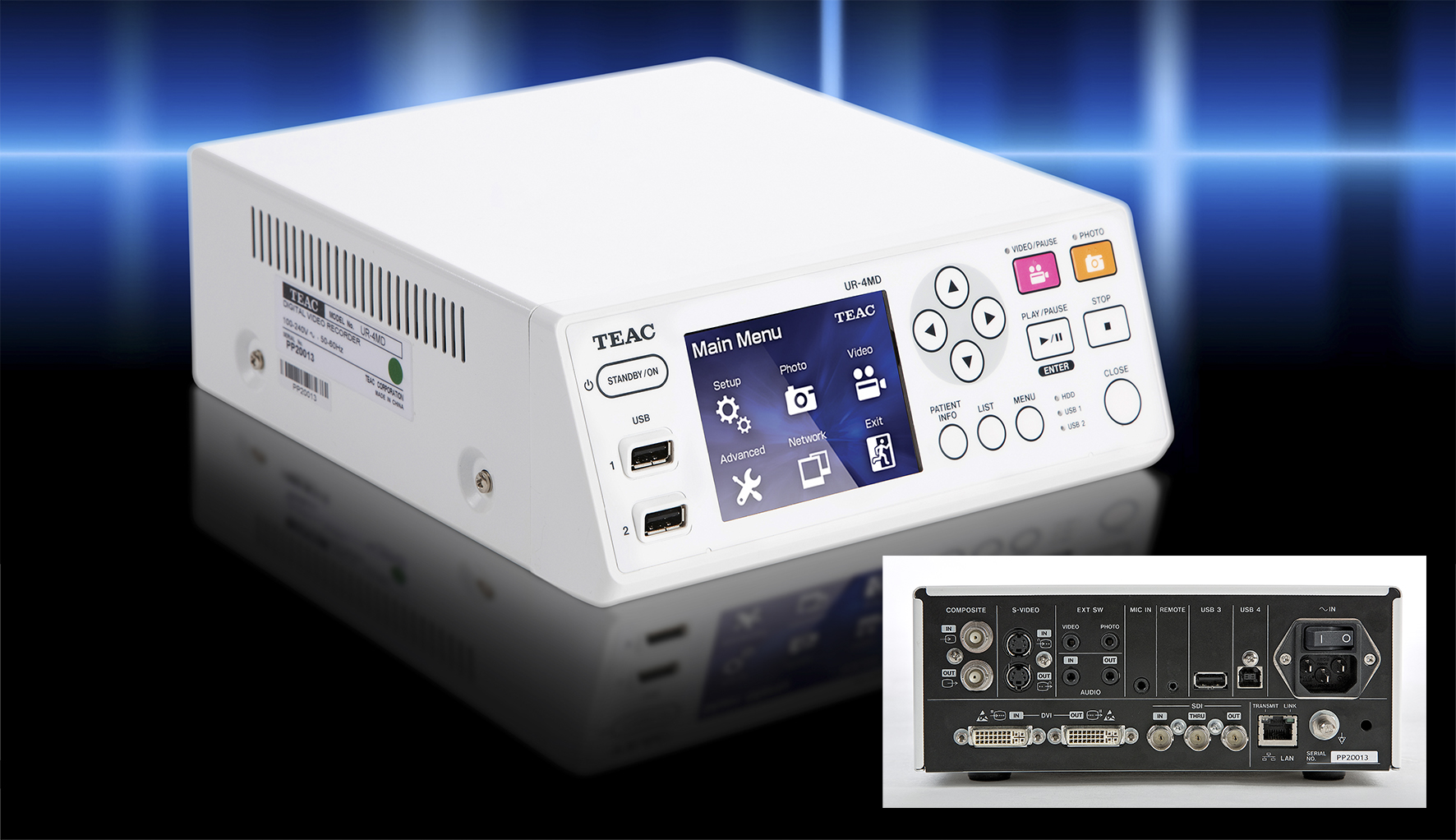 TEAC Medical Rekorder UR-4MD für Untersuchungen und Behandlungen mit bildgebenden Verfahren