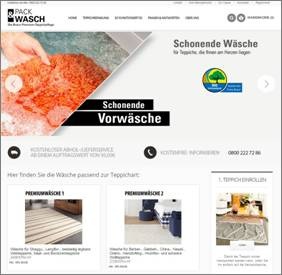 Auf www.packundwasch.de kann der Kunde aus einem Angebot unterschiedlicher Teppichwäschen wählen. Auf www.packundwasch.de kann der Kunde aus einem Angebot unterschiedlicher Teppichwäschen wählen.
