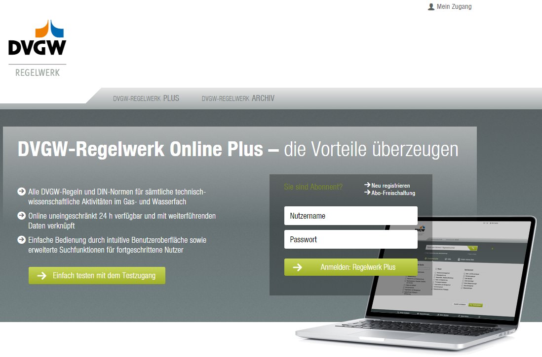 Explicatis entwickelte das DVGW-Regelwerk für den Onlinezugriff auf die DVGW-Regeln und DIN-Normen