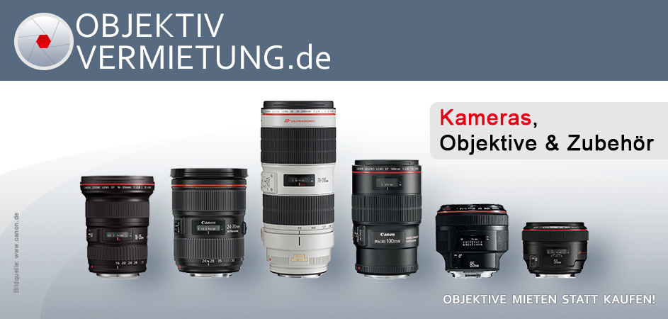 objektivvermietung.de: Neuer Onlineverleih für Foto- und Filmequipment objektivvermietung.de: Neuer Onlineverleih für Foto- und Filmequipment