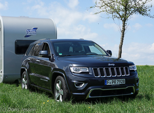 Pferdeanhängertest auf mit-Pferden-reisen.de: Jeep Grand Cherokee Overland Pferdeanhängertest auf mit-Pferden-reisen.de: Jeep Grand Cherokee Overland