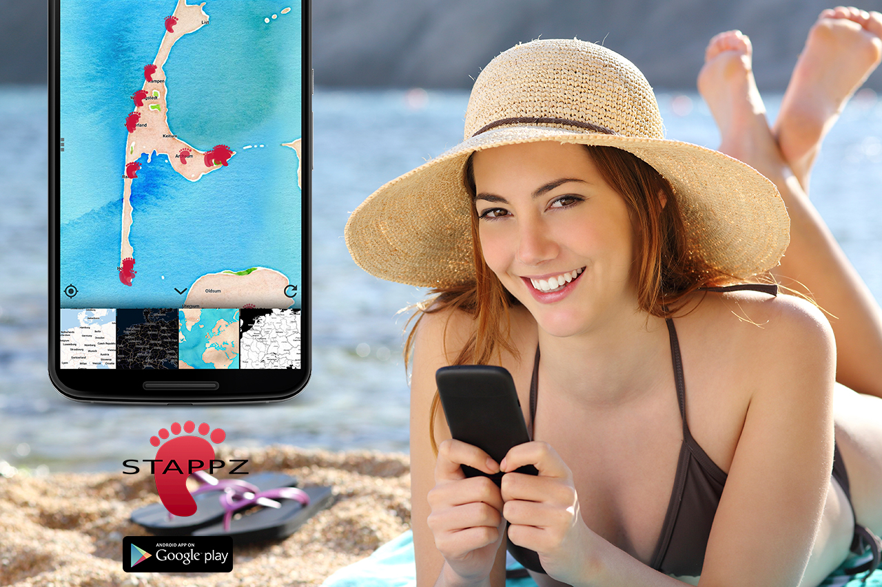 Die soziale Reise-App STAPPZ lässt Wandkarten mit Pinnadelnüberflüssig werden