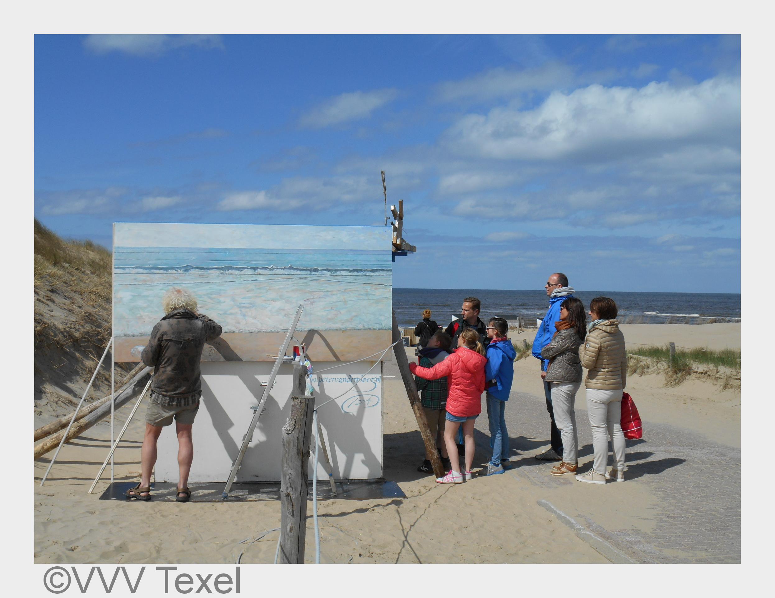 Texel: Malen am Strand (Bildquelle: VVV Texel) Texel: Malen am Strand (Bildquelle: VVV Texel)