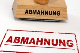 Abmahnung