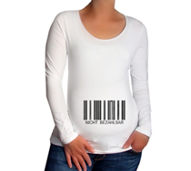 Umstandsmode mit Bauch Prints