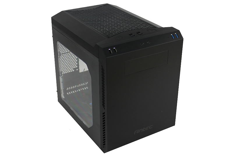 Antecs Quiet-Computing-Gehäuse P50 WINDOW im Würfelformat ist im Fachhandel erhältlich.