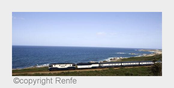 Luxuszug El Transcantabrico im Norden Spaniens (Bildquelle: copyright Renfe)