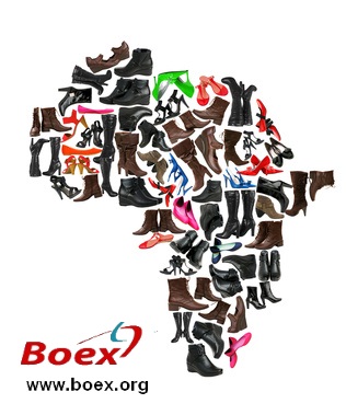 Der Export gebrauchter Schuhe aus Deutschland / Second hand shoes wholesale Boex Germany