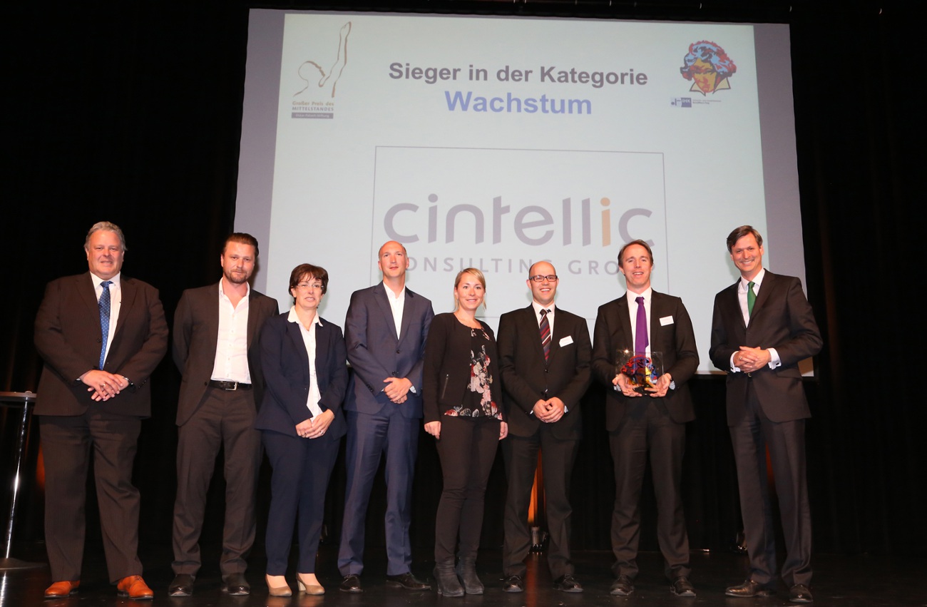 Der Ludwig 2015 in der Kategorie Wachstum geht an die Cintellic Consulting Group