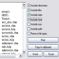 Directory List & Print Directory List & Print