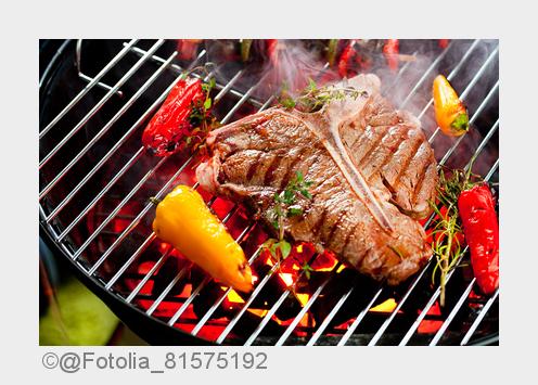 T-bone Steak gegrillt mit Gemüse (Bildquelle: @Fotolia_81575192) T-bone Steak gegrillt mit Gemüse (Bildquelle: @Fotolia_81575192)