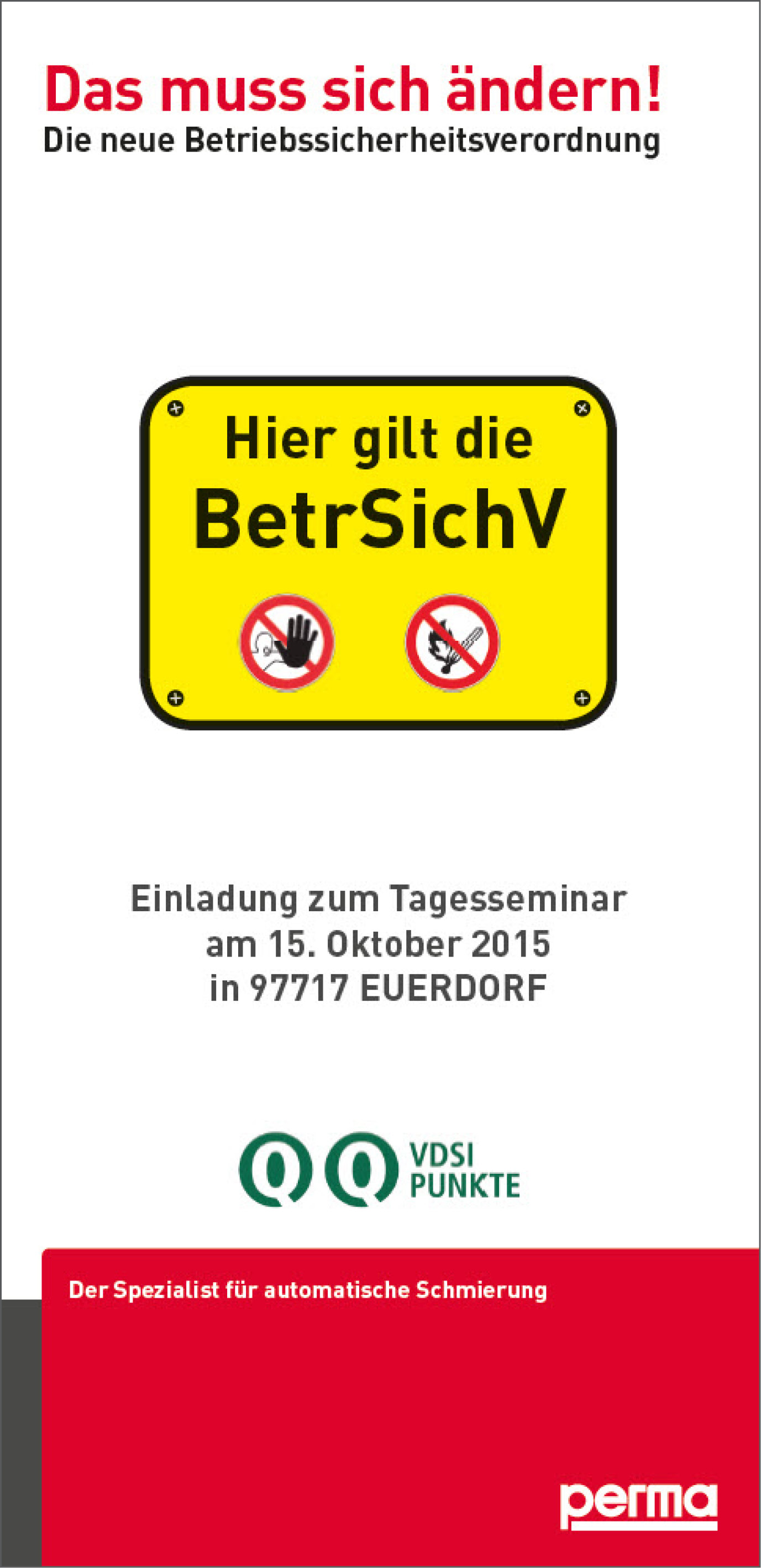 Flyer - Tagesseminar / perma-tec Flyer - Tagesseminar / perma-tec