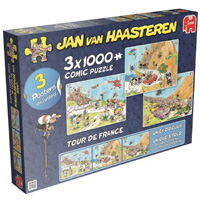 Jan van Haasteren Puzzle Tour de France 3in1 von Jumbo Jan van Haasteren Puzzle Tour de France 3in1 von Jumbo