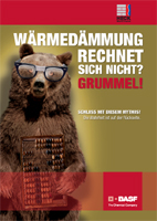 Wärmedämmung rechnet sich. Echte Schlaubären wissen das. Wärmedämmung rechnet sich. Echte Schlaubären wissen das.