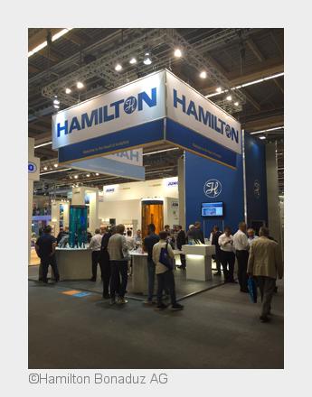 Hamilton auf der ACHEMA 2015 (Bildquelle: Hamilton Bonaduz AG)