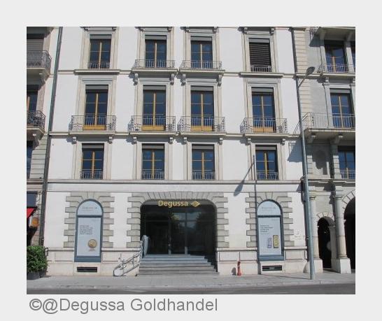 Degussa Niederlassung Genf (Bildquelle: @Degussa Goldhandel) Degussa Niederlassung Genf (Bildquelle: @Degussa Goldhandel)