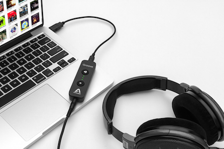 Apogee Groove: Kopfhörer-Verstärker und USB-DAC in Studioqualität. Apogee Groove: Kopfhörer-Verstärker und USB-DAC in Studioqualität.