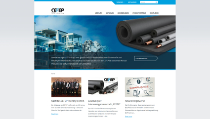 Auf ihrer neuen Webseite kommuniziert die CEFEP Neuigkeiten aus der Branche, Produktvorteile und rel Auf ihrer neuen Webseite kommuniziert die CEFEP Neuigkeiten aus der Branche, Produktvorteile und rel
