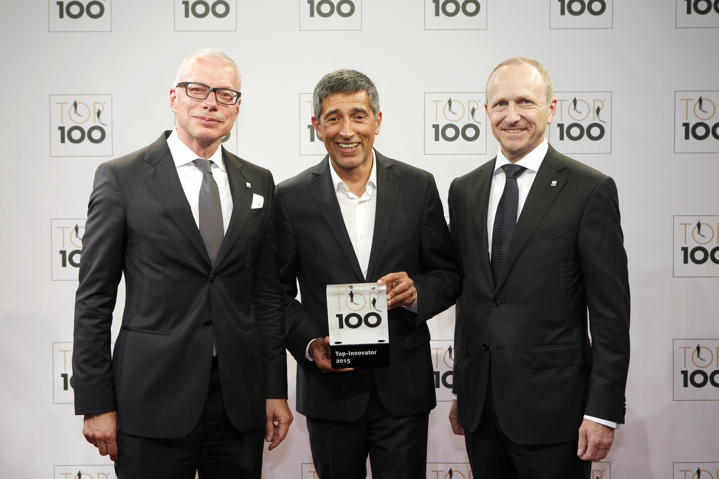 Die Horváth-Partner Stephan Haller (links) und Dr. Uwe Michel (rechts) mit Ranga Yogeshwar