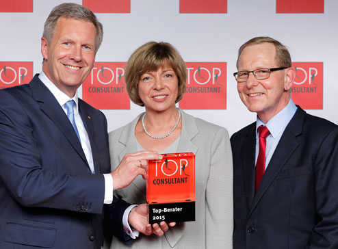 Christian Wulff, Top-Consultants Sabine und Hans-Peter Machwürth Christian Wulff, Top-Consultants Sabine und Hans-Peter Machwürth