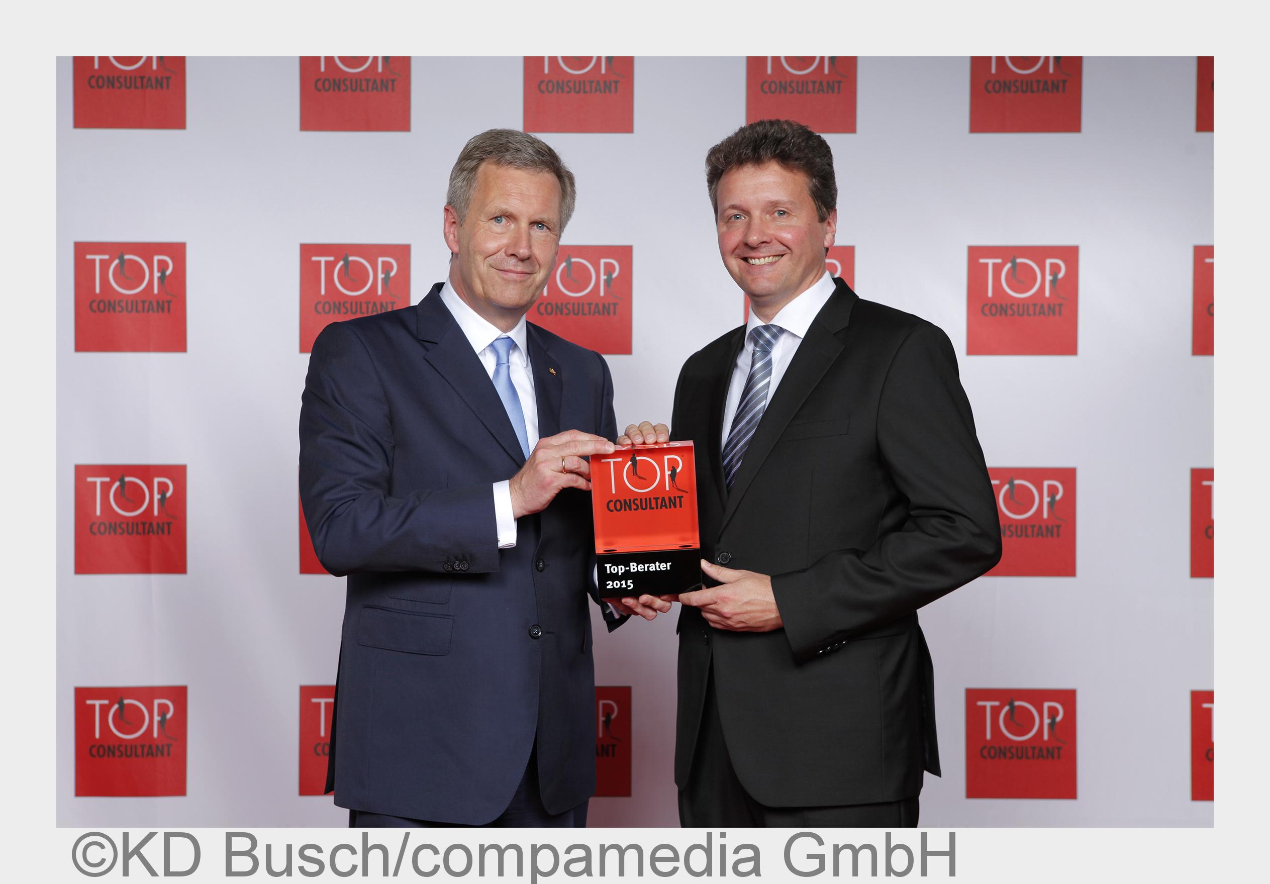 Christian Wulff (links), Thomas Winter, Vice President, Infor Consulting Services Central Europe (Bi Christian Wulff (links), Thomas Winter, Vice President, Infor Consulting Services Central Europe (Bi