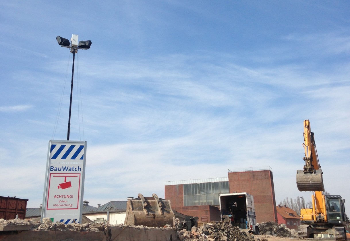 Kamerasysteme ermöglichen eine schnelle und wirtschaftliche Überwachung des Eigentums auf der Bauste Kamerasysteme ermöglichen eine schnelle und wirtschaftliche Überwachung des Eigentums auf der Bauste