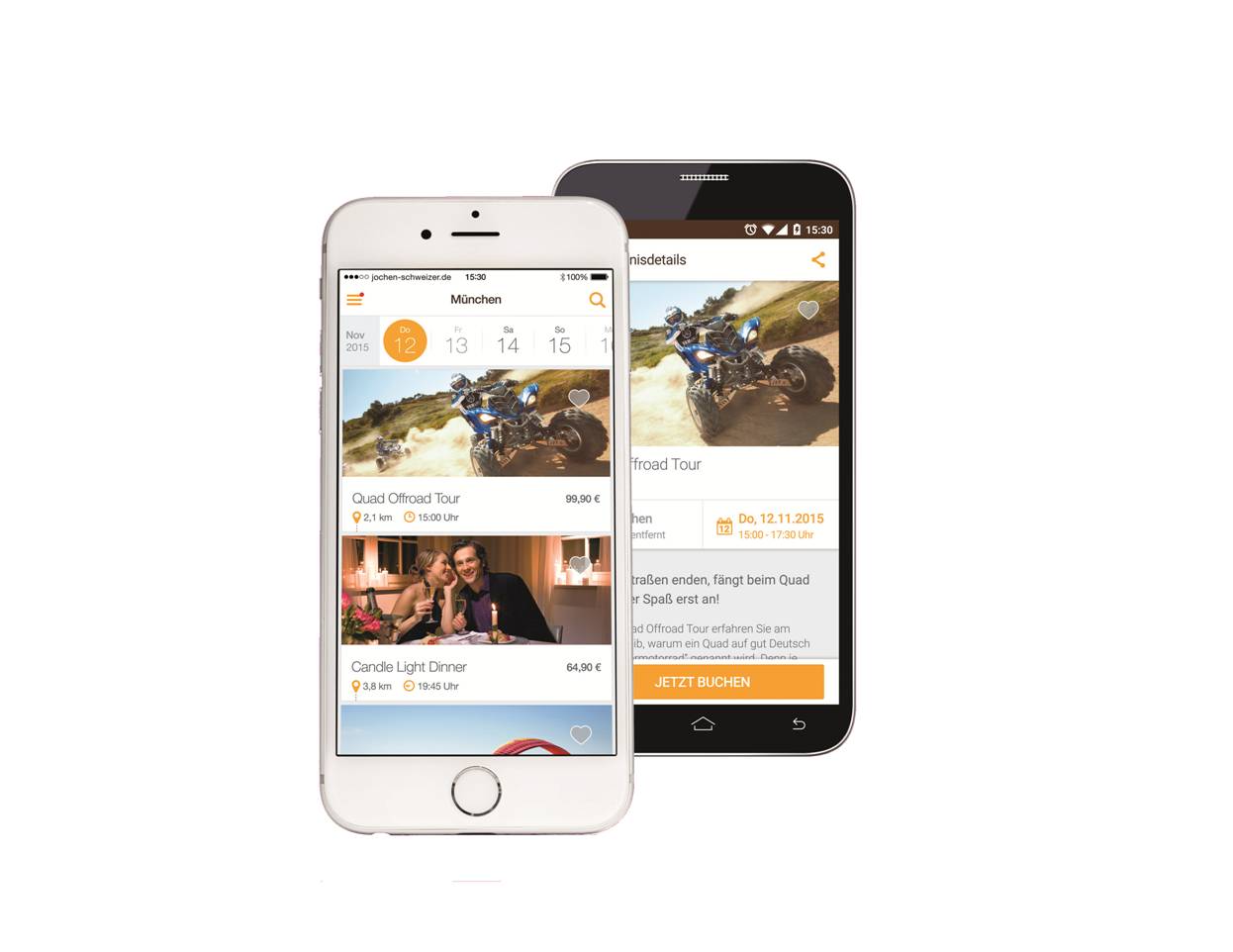 Die Jochen Schweizer App für iOS und Android Die Jochen Schweizer App für iOS und Android