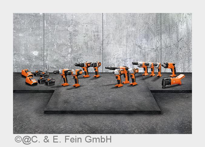 FEIN Select: flexibles Akku-Programm zur Profi-Metallbearbeitung (Bildquelle: @C.& E. Fein GmbH) FEIN Select: flexibles Akku-Programm zur Profi-Metallbearbeitung (Bildquelle: @C.& E. Fein GmbH)
