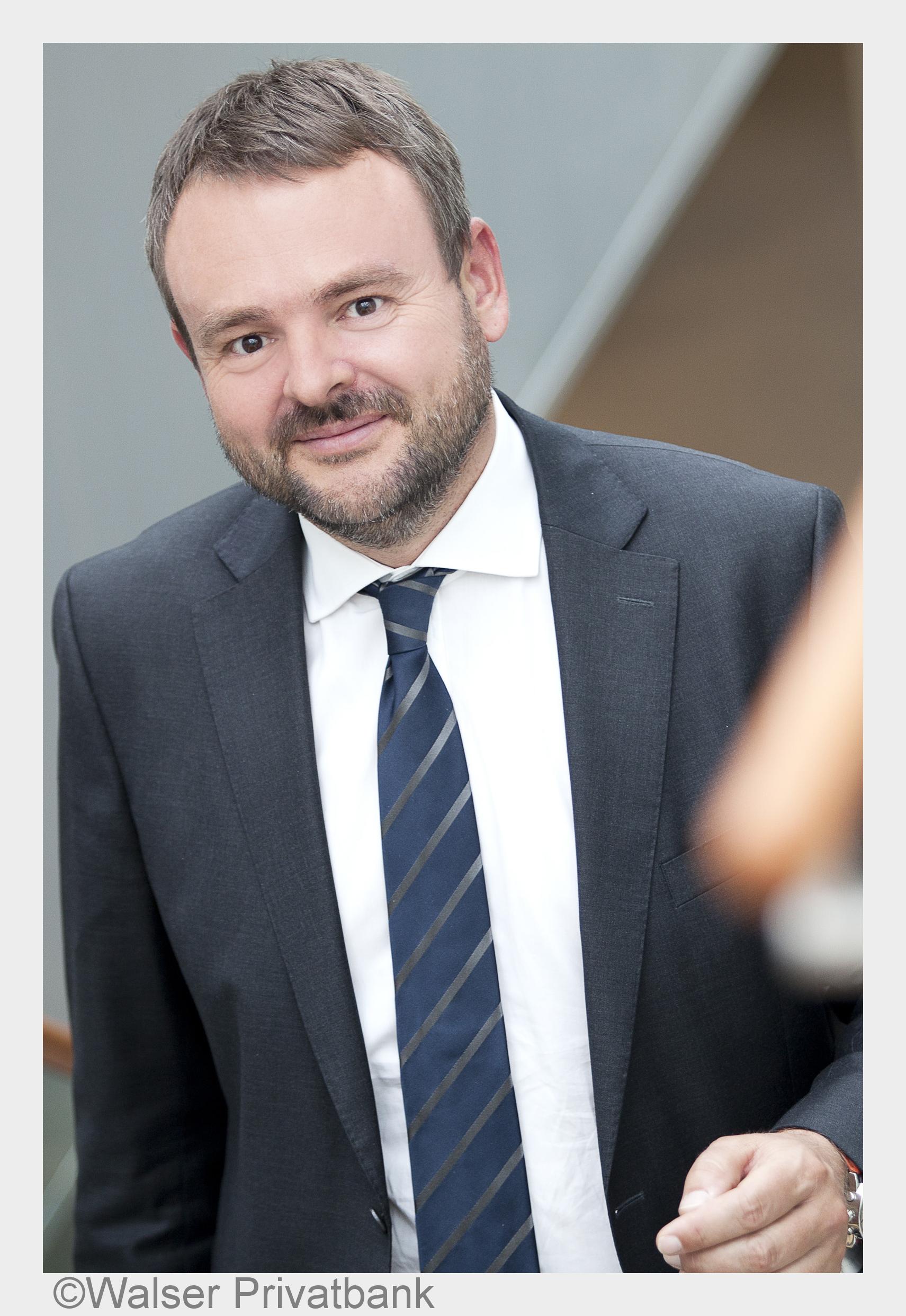 Vorstandsvorsitzender Florian Widmer (Bildquelle: Walser Privatbank)