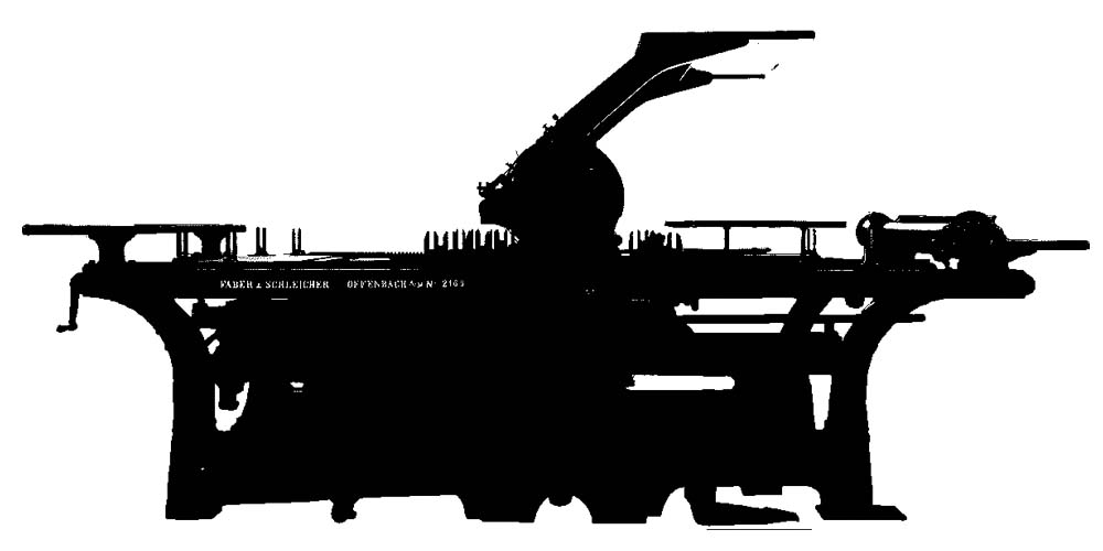 Lichtdruckschnellpresse Faber&Schleicher 2169 Lichtdruckschnellpresse Faber&Schleicher 2169