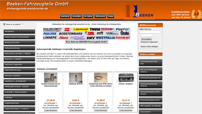 Anhängerteile Anhängerzubehör
