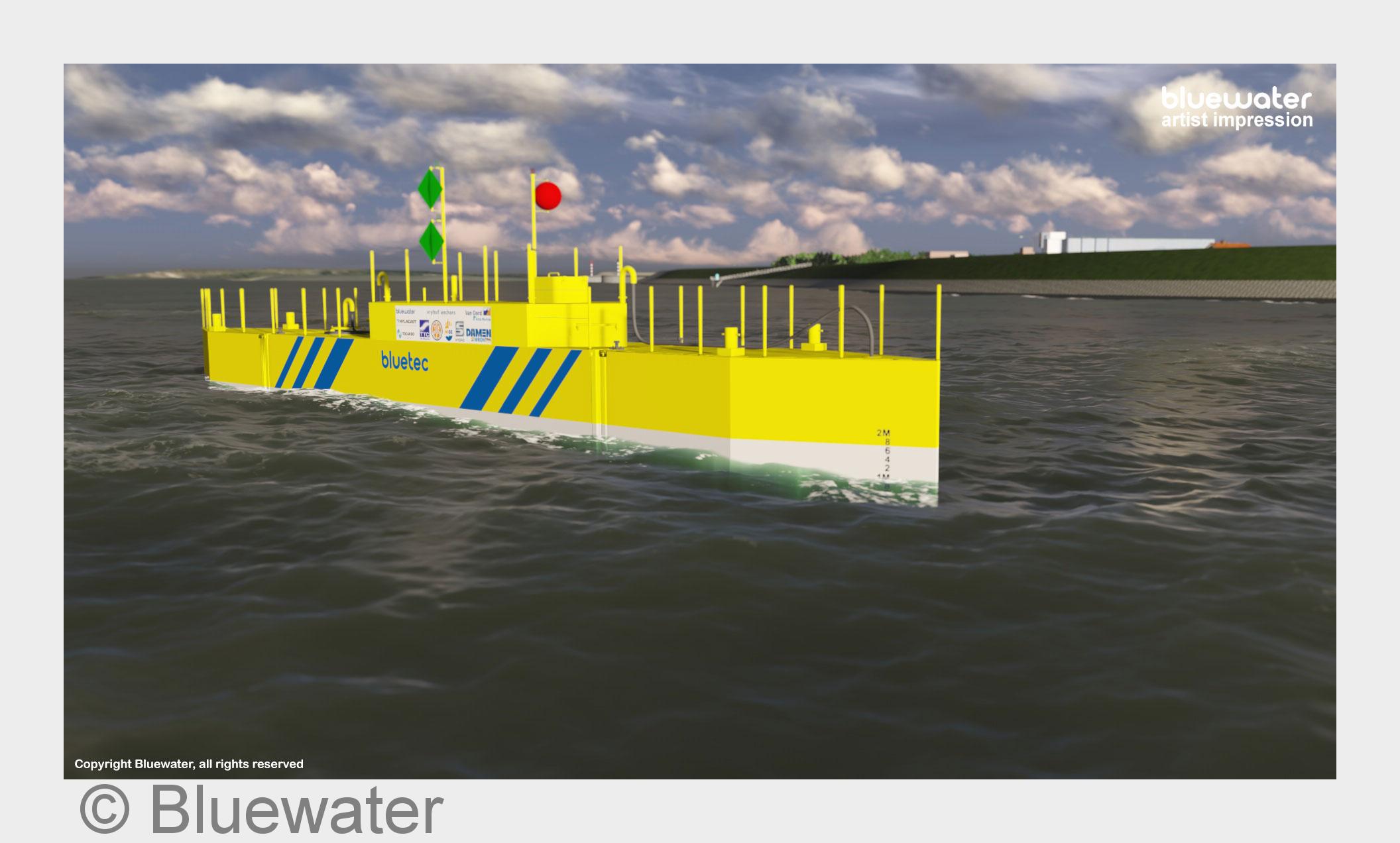 BlueTEC vor Texel (Bildquelle:©Bluewater) BlueTEC vor Texel (Bildquelle:©Bluewater)