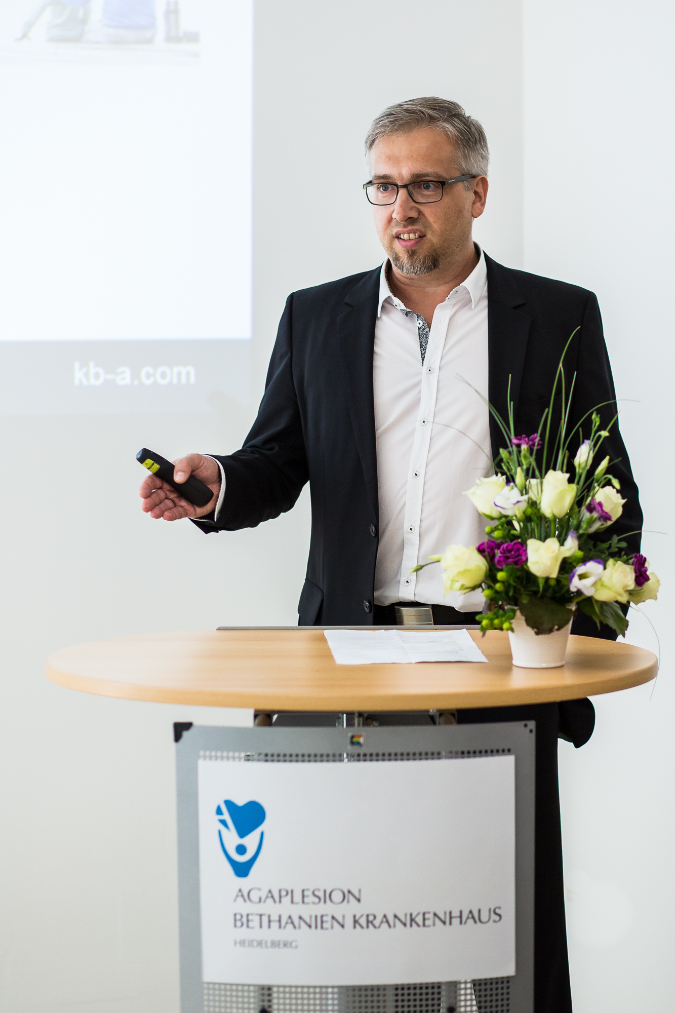 Guido Körkel bei Einweihungsfeier des Agaplesion Bethanien Krankenhaus, Heidelberg Guido Körkel bei Einweihungsfeier des Agaplesion Bethanien Krankenhaus, Heidelberg