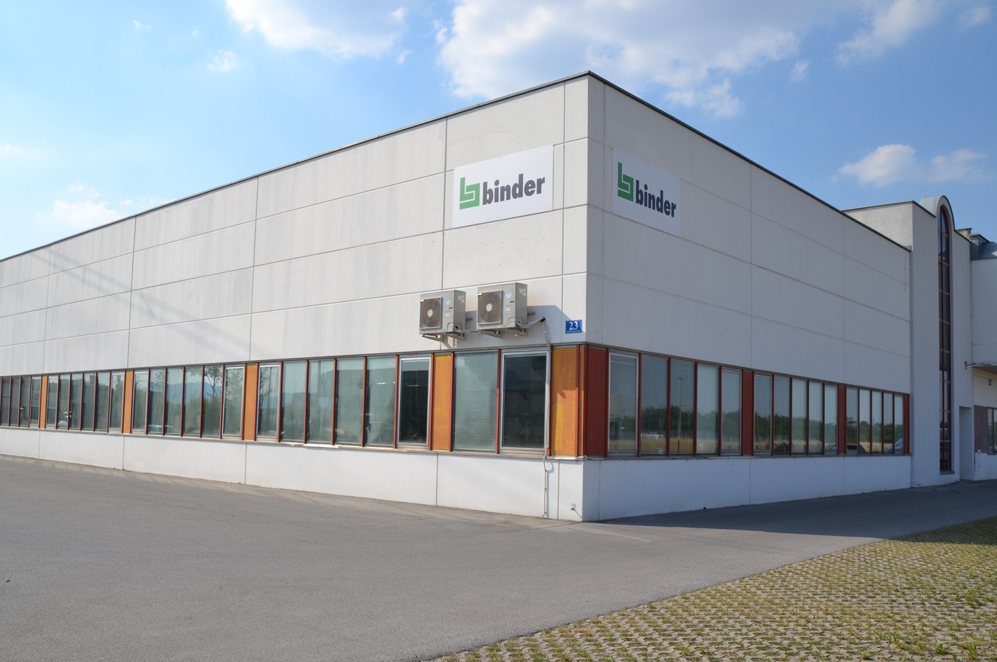 Das Gebäude von binder Austria Das Gebäude von binder Austria