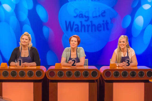 Silke Senft bei der Quizshow Silke Senft bei der Quizshow
