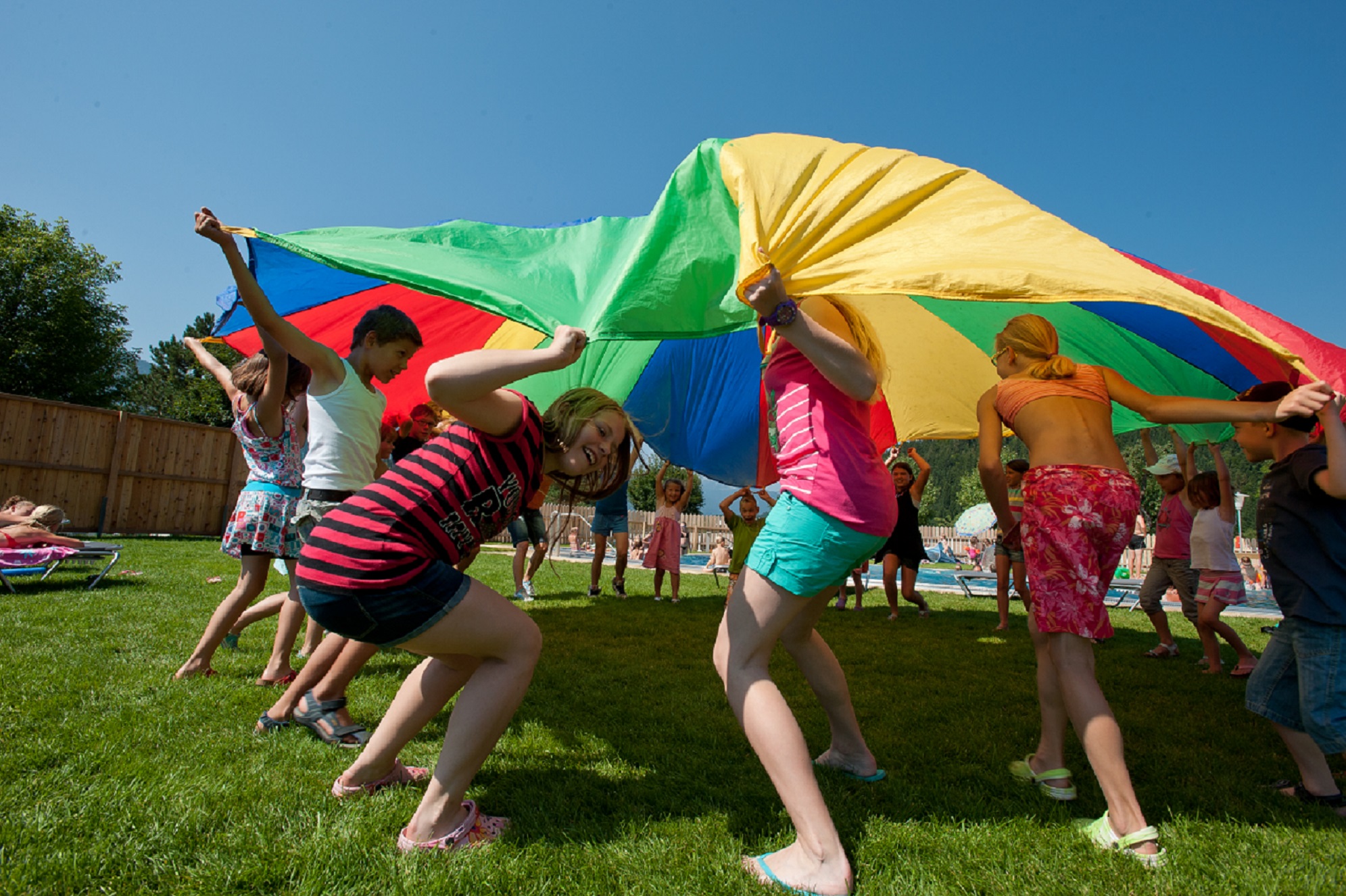 Bunter Ferienspaßfür Klein und Großbei Schluga-Camping. (Foto: schluga.com) Bunter Ferienspaßfür Klein und Großbei Schluga-Camping. (Foto: schluga.com)