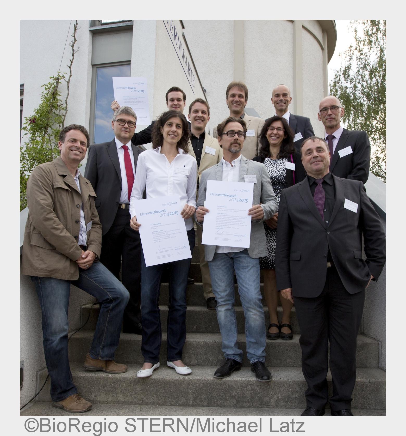 Preisverleihung Science2Start 2015 (Bildquelle: BioRegio STERN/Michael Latz)