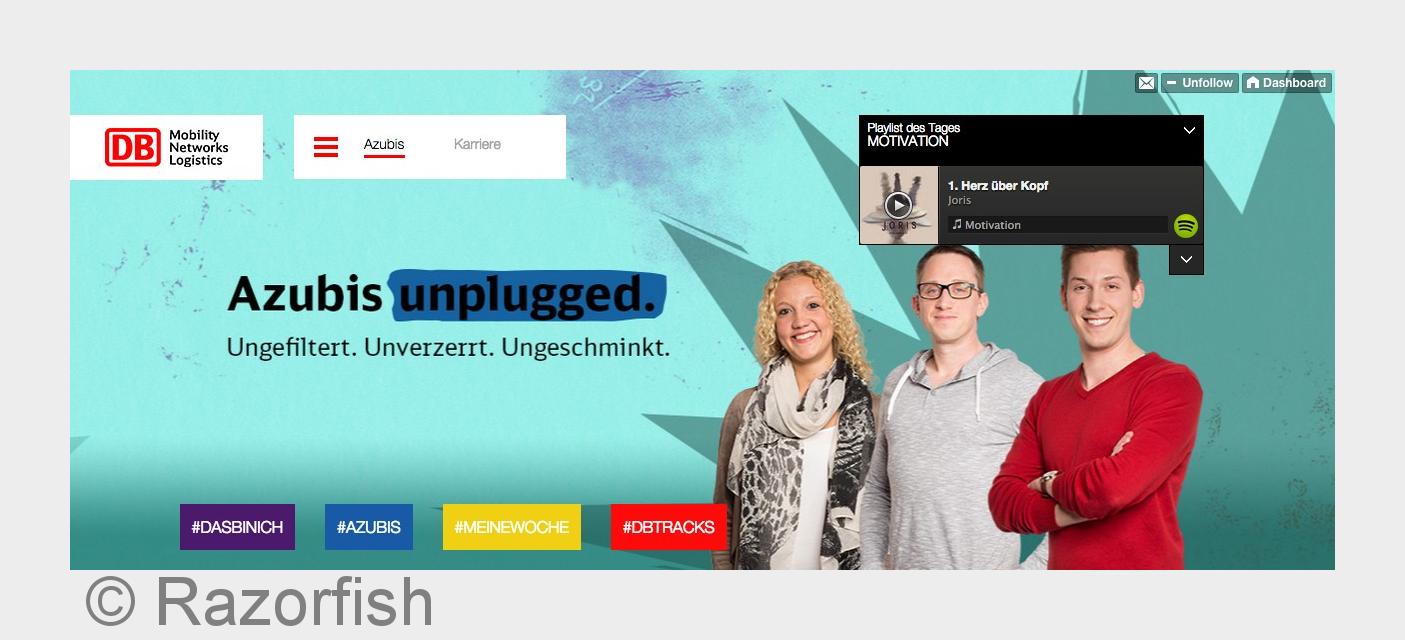 DB-Azubi unplugged (Bildquelle:©Razorfish)
